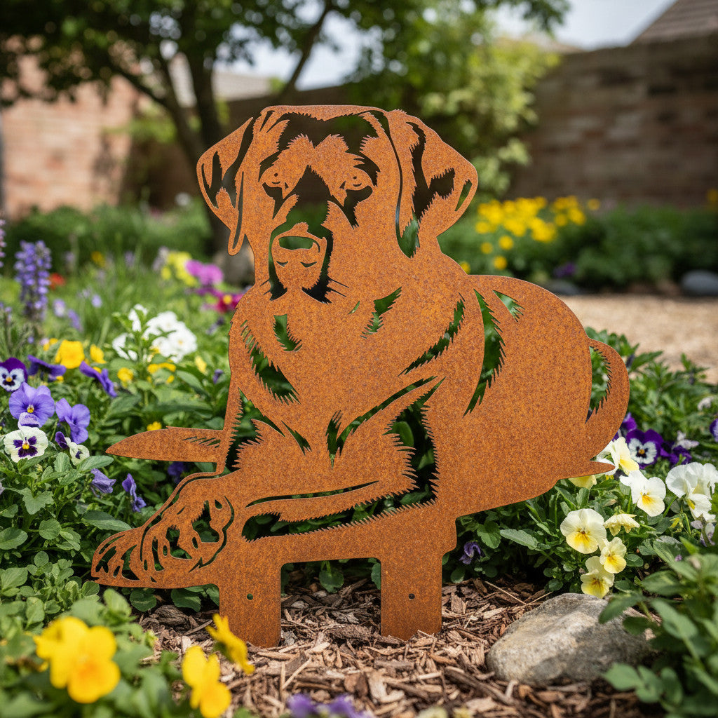 Labrador-Lebensecht-Liegend